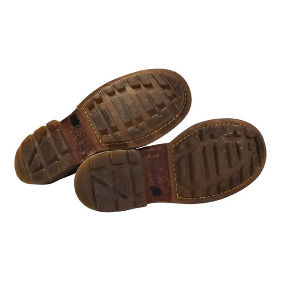 Vintage DR. MARTENS Shoes Womens Size 6 Burgundy Red T Strap Mary Janes Y2K 90s - Picture 12 of 14